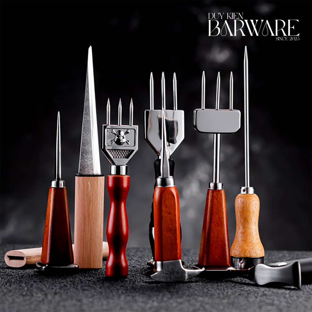 Dụng cụ gọt đá cho Bartender - Ice tools - Dao gọt đá - Dụng cụ Bartender - Duy Kien Barware