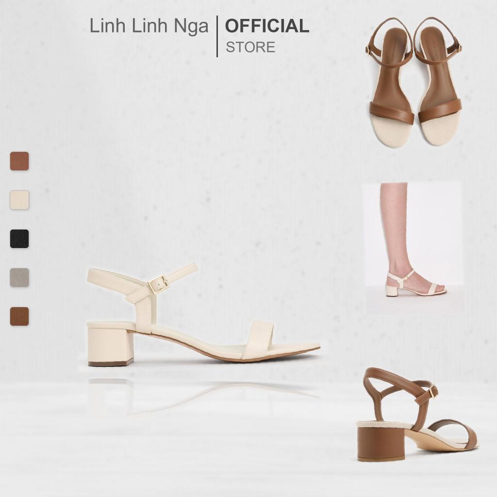 Giày Alec Block-Heel Ankle-Strap Sandals - CK1-60051021 chính hãng đủ bill