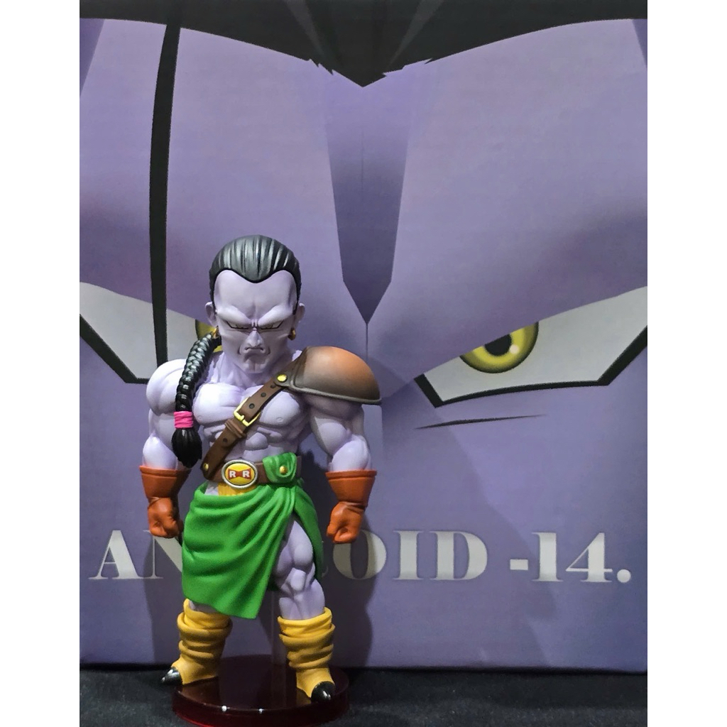 Mô hình Resin WCF chính hãng League Studio Dragon Ball Z Red Ribbon Army Android 14
