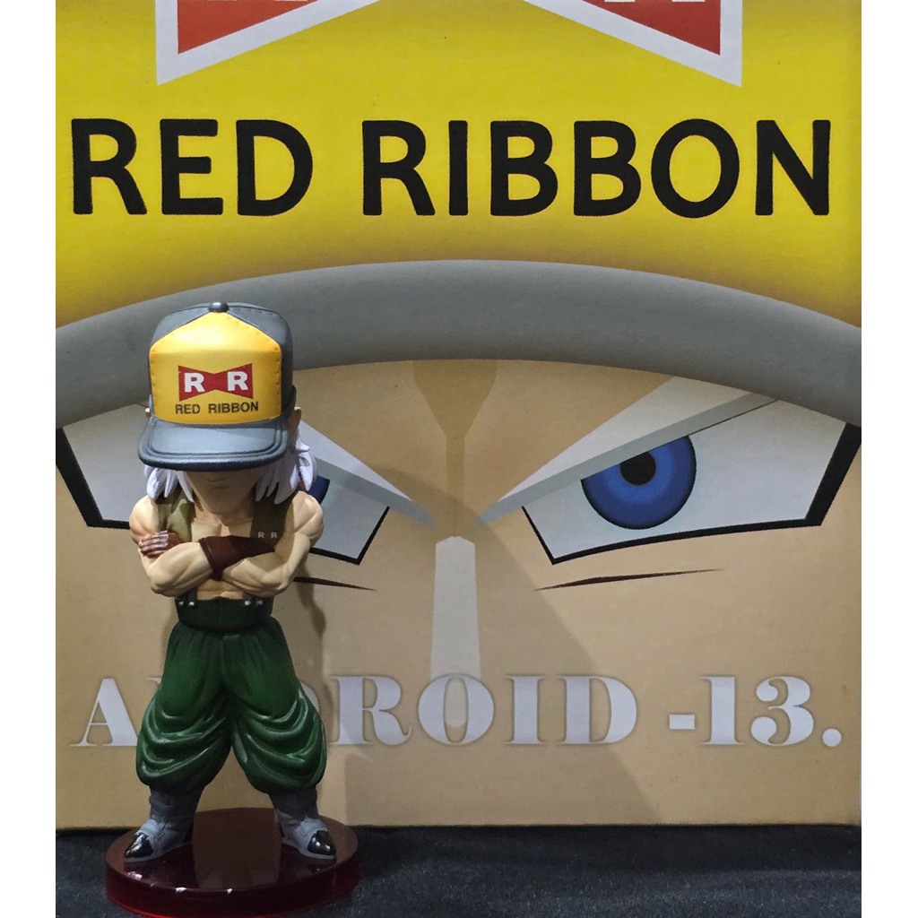 Mô hình Resin WCF chính hãng League Studio Dragon Ball Z Red Ribbon Army Android 13