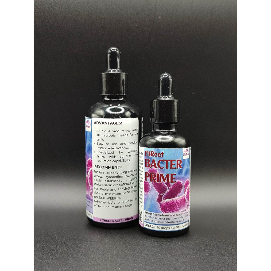 FitReef BacterPrime - vi sinh chuyên dụng cho bể san hô cá biển nước mặn, khử NP vượt trội