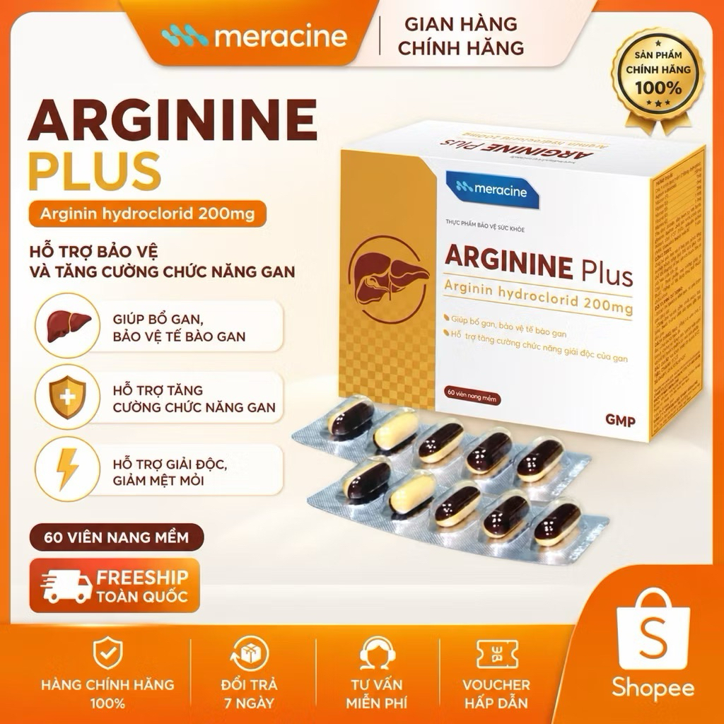 Arginine Plus - hỗ trợ bảo vệ tăng cường chức năng gan