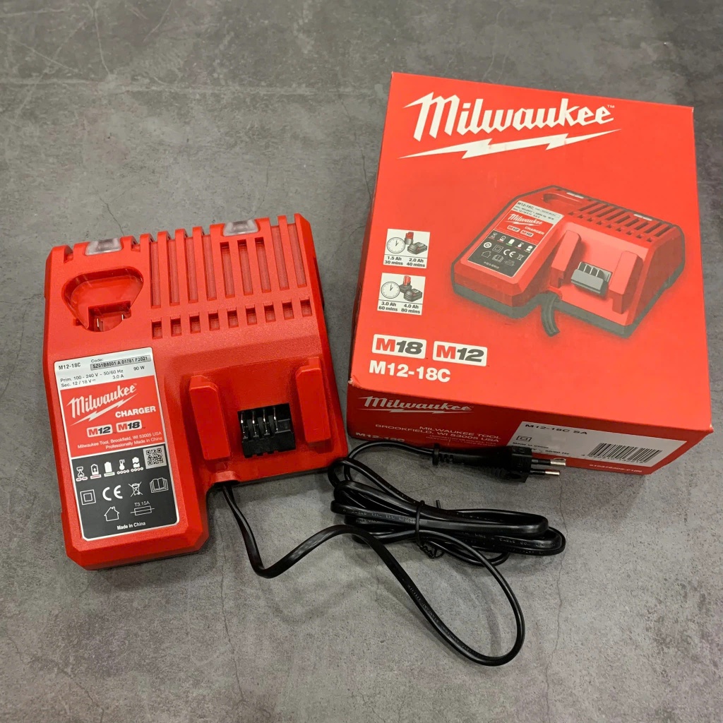 Bộ Sạc 12V-18V Milwaukee M12-18C