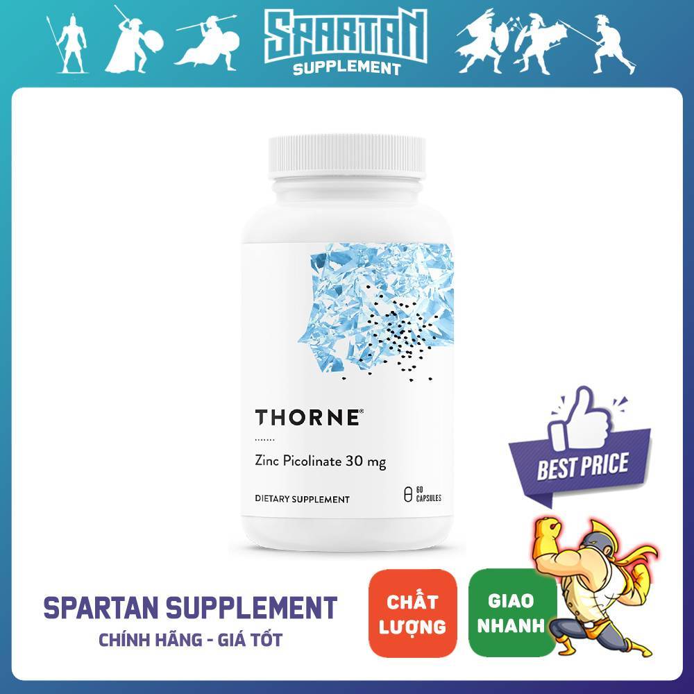THORNE Zinc Picolinate | Bổ Sung Zinc Picolinate | Hàng Chính Hãng