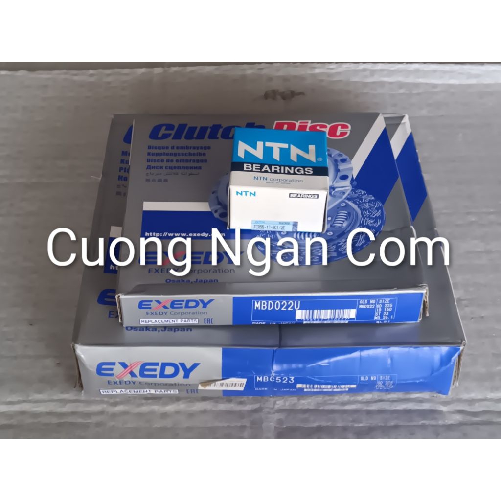 Bộ côn ly hợp (Clutch set) Pajero V32 4G54 MBC523 MBD022U NTN FCR55-17-9G1/2E:
