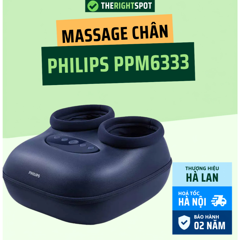 [PHILIPS] Máy massage chân Philips bấm huyệt Philips PPM6333