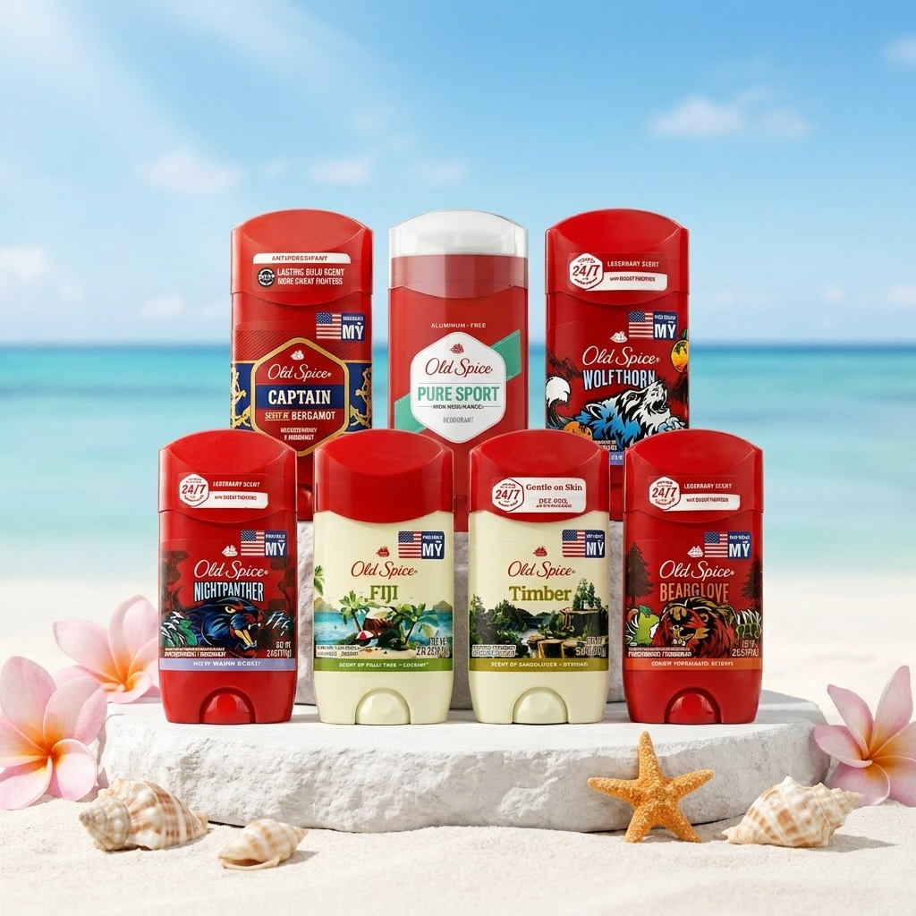 [Chính hãng] Lăn Sáp khử mùi Old Spice 73g/85g Bearglove I Wolfthorn I Timber I Fiji
