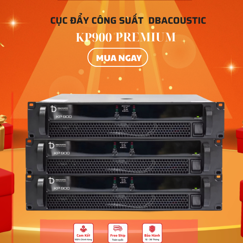 Cục đẩy công suất DBAcoustic KP900 Premium (2 kênh, class H, 900W/kênh) Chính Mới 100% Bảo Hành 12 T