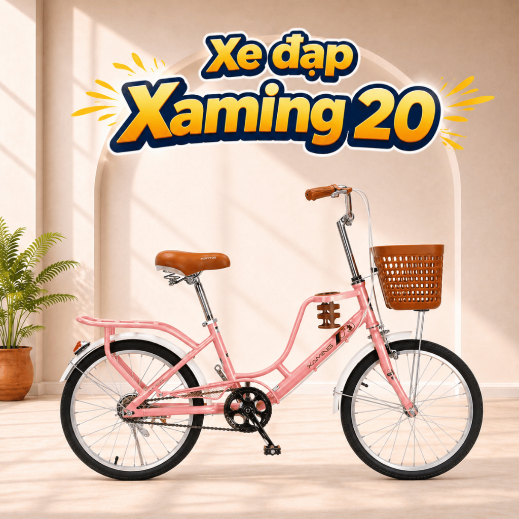 [Tặng săm] Xe đạp trẻ em [Jianer] Xaming 20 vành nan chắc chắn 3 màu đỏ/xanh/cam size 20-26 inch