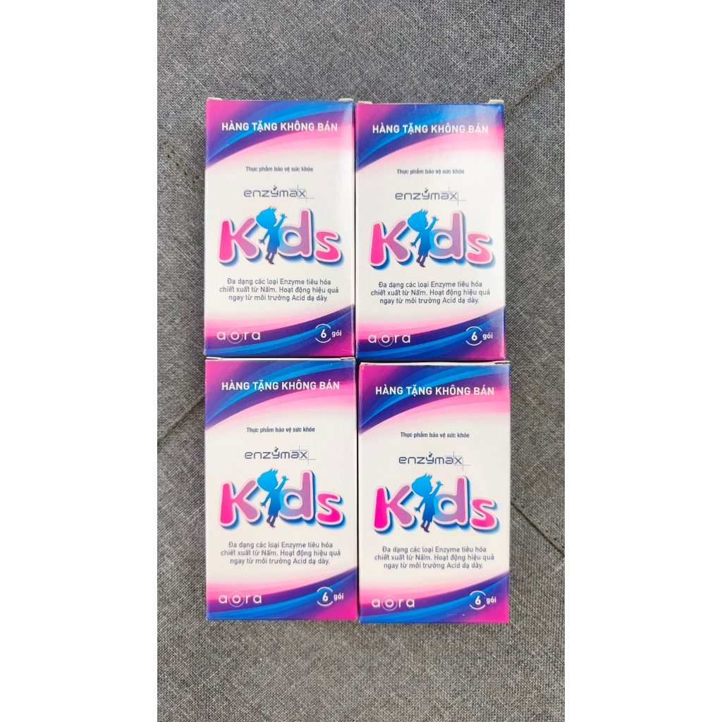 Giúp Bé Hấp Thu Chất Dinh Dưỡng Enzymax Kids Indusen (Hộp 6 Gói/2 Gram)