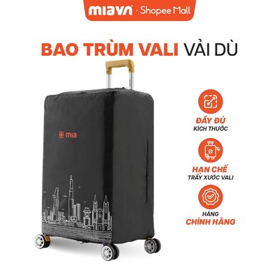 Bao Trùm Bảo Vệ Vali Du Lịch MIA Cover City - Chống Trầy Xước, Chống Bụi, Đầy Đủ Kích Cỡ, Bảo Vệ Toàn Diện