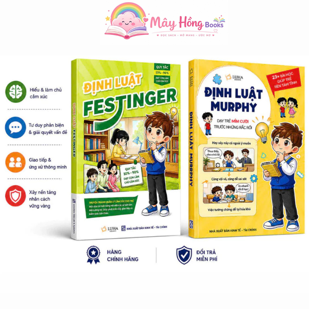 Sách - Định luật Festinger + Định Luật Murphy Luha