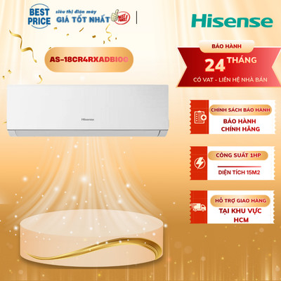 AS-18CR4RXADBI00 Máy lạnh Hisense 2HP – làm lạnh nhanh, vận hành êm, tự làm sạch AS-18CR4RXADBI00