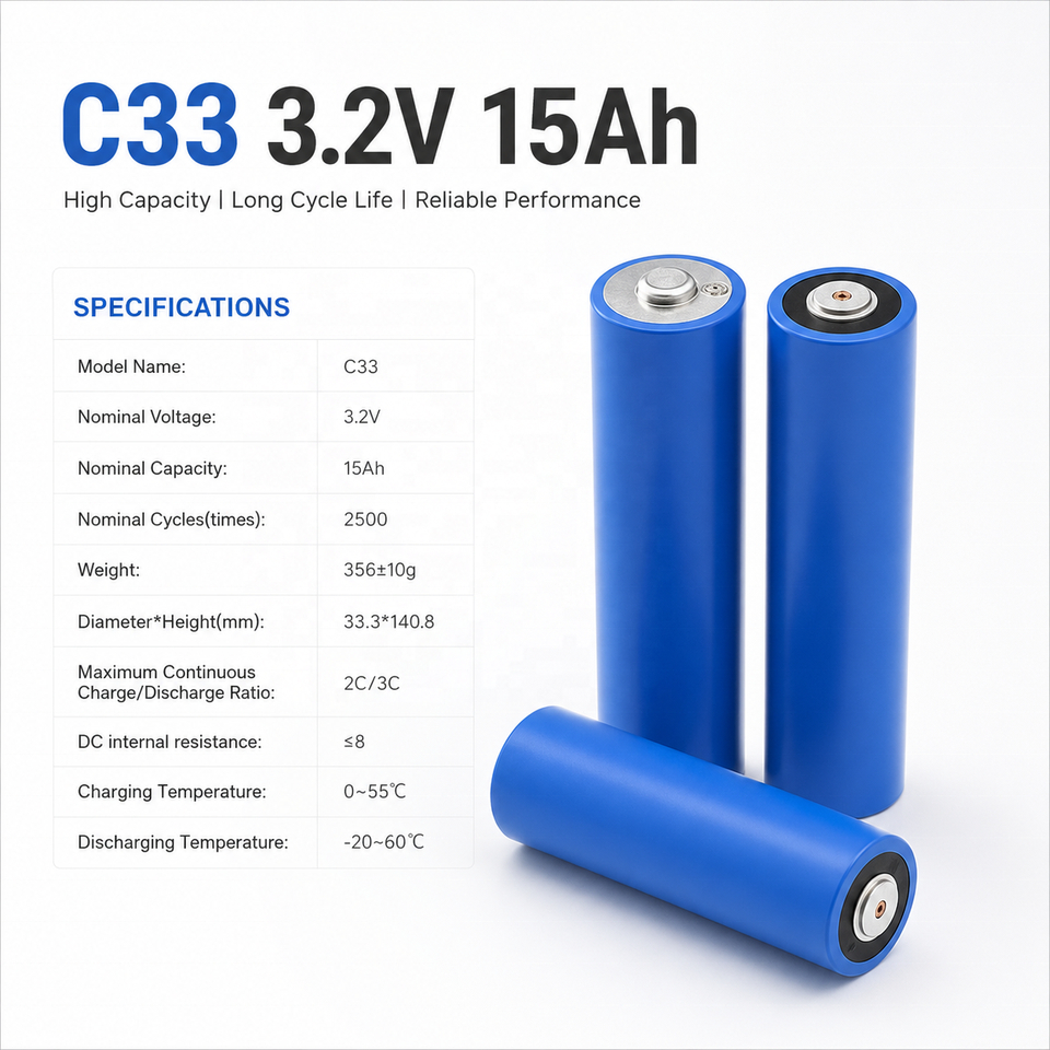 Pin EVE 33140 15Ah 3.2V Cell Pin LiFePO4 Chính Hãng Dung Lượng Cao