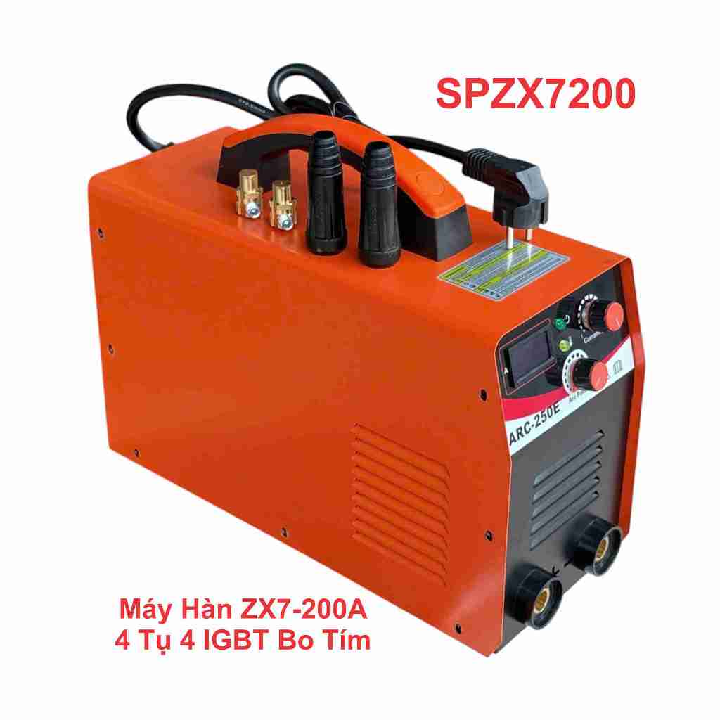 Máy Hàn ZX7-200A Kiểu 4 Tụ 4 IGBT Bo Tím