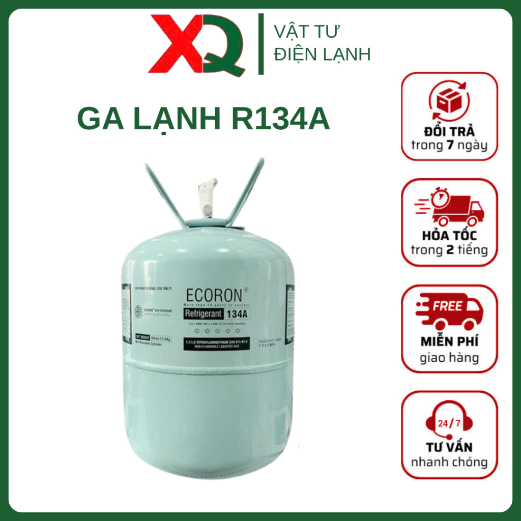 Ga lạnh R134a chuyên dụng cho tủ lạnh - Hàng chất lượng cao