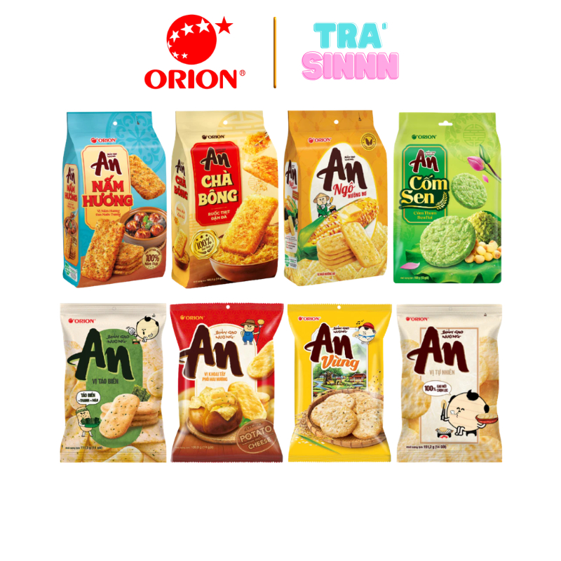 Bánh Gạo Nướng An Orion Đủ Vị - HÀNG CHÍNH HÃNG