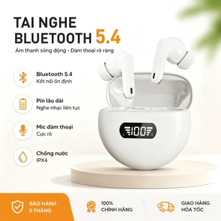 Tai nghe không dây Bluetooth, màn hình hiển thị LED, micrô tích hợp, điều khiển cảm ứng vân tay