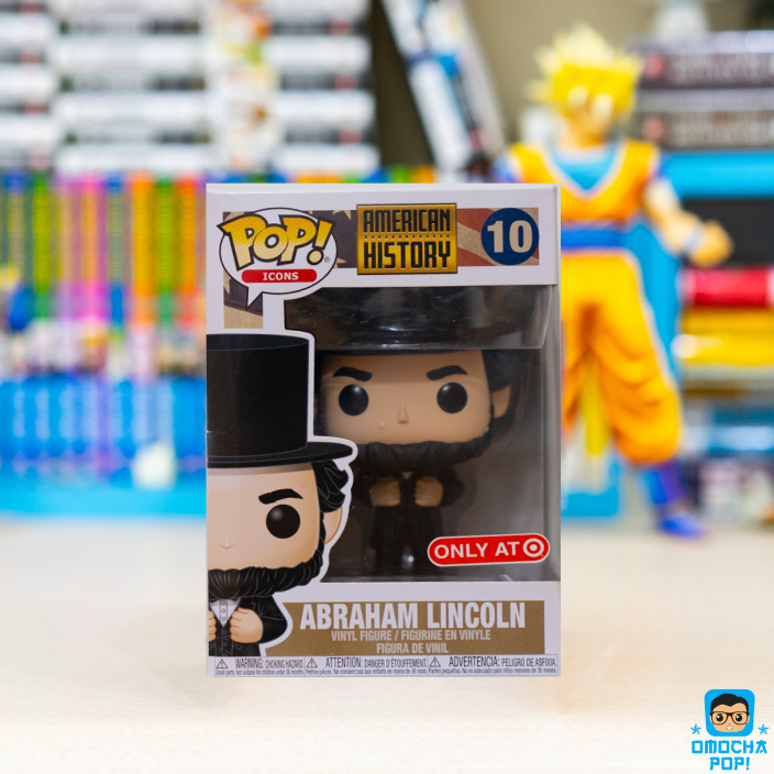 Mô Hình Chính Hãng Funko Pop Icons - American History : Abraham Lincoln #10 Only at target Box 9/10