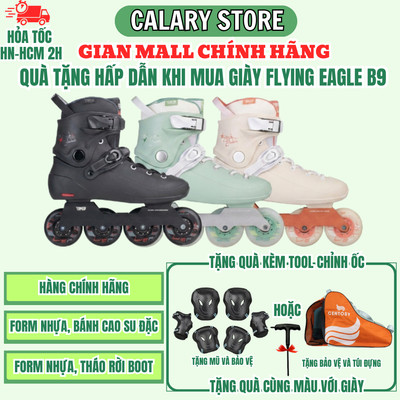 [Tặng Bảo Hộ] Giày Patin Người Lớn [Centosy] Flying Eagle BKB B9 RANGER Chính Hãng- Form Nhựa ,Bánh Cao Su Đặc Êm Ái