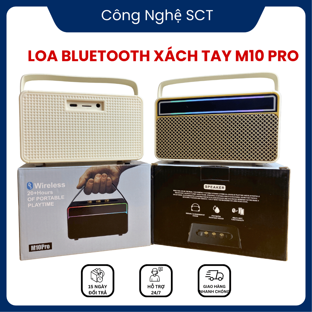 LOA BLUETOOTH M600 MINI - M13 MINI - M10 PRO NHỎ GỌN - ÂM THANH CHẤT - KẾT NỐI NHANH - LOA RETRO DEC