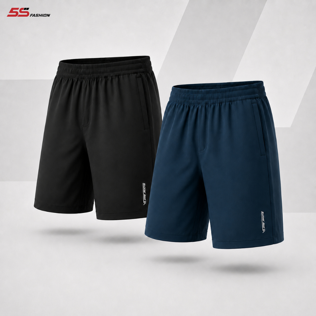 [SVIP X 5S] Combo 2 Quần Short Thể Thao Nam 5S FASHION Mát,Nhẹ Phong Cách Khỏe Khoắn 2C-M0QST26030
