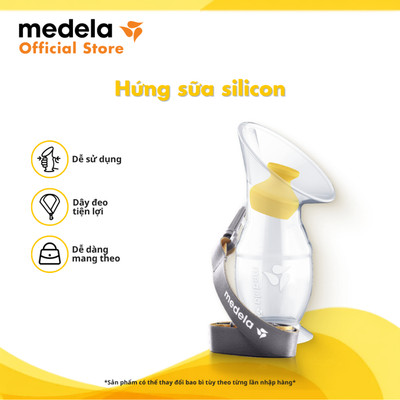 Cốc hứng sữa silicon Medela | Hứng sữa rảnh tay