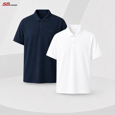 [SVIP X 5S] Combo 2 Áo Polo Nam RAGLAN 5S FASHION, Mềm Mát, Lịch Lãm, Sang Trọng 2C-M0APC26100