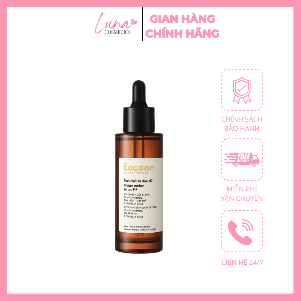 Tinh chất bí đa0 7% Niacinamide (N7) Cocoon 70ml – CCN002