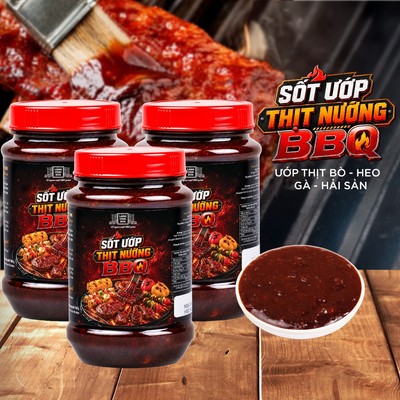 Combo 3 Hủ - Sốt Ướp Thịt Nướng BBQ Làng Chài Xưa 260g - Ướp là thơm, nướng là ghiền