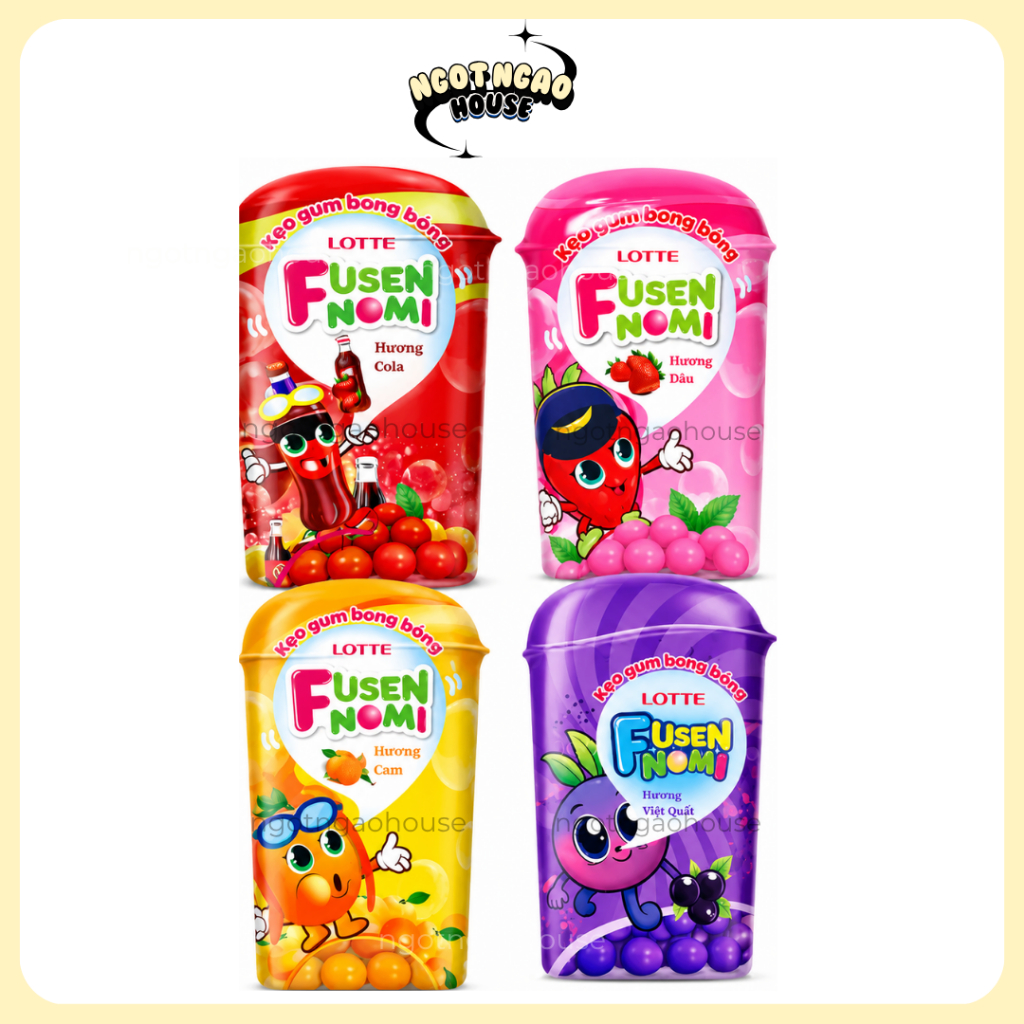 Kẹo Sing Gum Xylitol Fusen Nomi (Lốc 25 hủ)