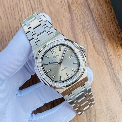 Đồng hồ nam chính hãng I&W Carnival 750G2-T3 Kính sapphire,Chống nước ,Bảo hành 24 tháng,Máy cơ (Automatic),mặt vuông
