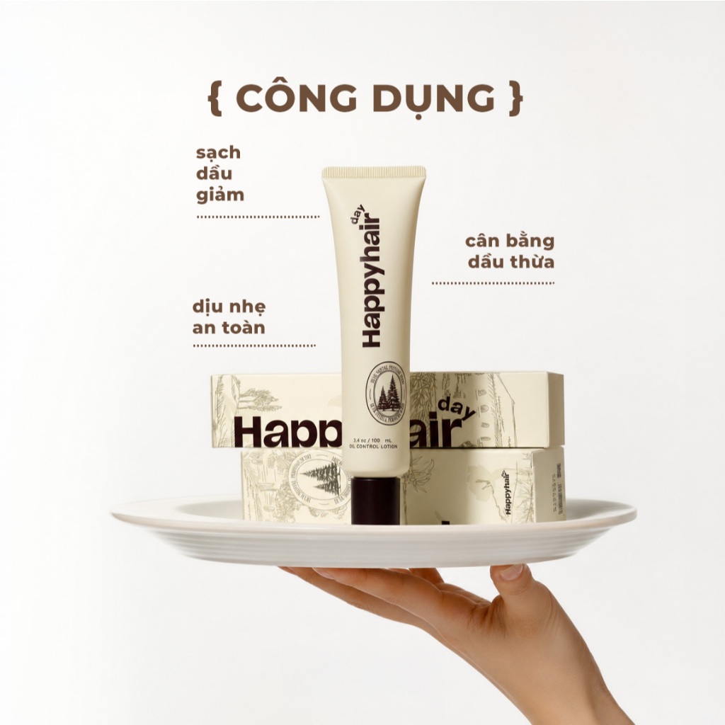 [Dear Santal] Happyhair day Lotion giảm dầu bết tóc, lưu hương thơm lâu 100ml - Santal Perfume MỚI | BigBuy360 - bigbuy360.vn