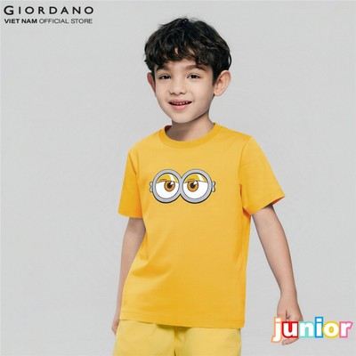 GIORDANO Áo Thun Trẻ Em Cổ Tròn In Hình Minions & Monsters Sorona Tee 3086310-41