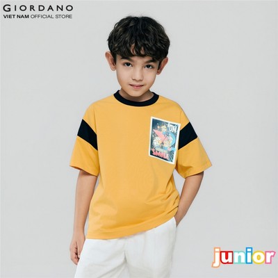 GIORDANO Áo Thun Trẻ Em Cổ Tròn In Hình Minions & Monsters Sorona Tee 3086316-41