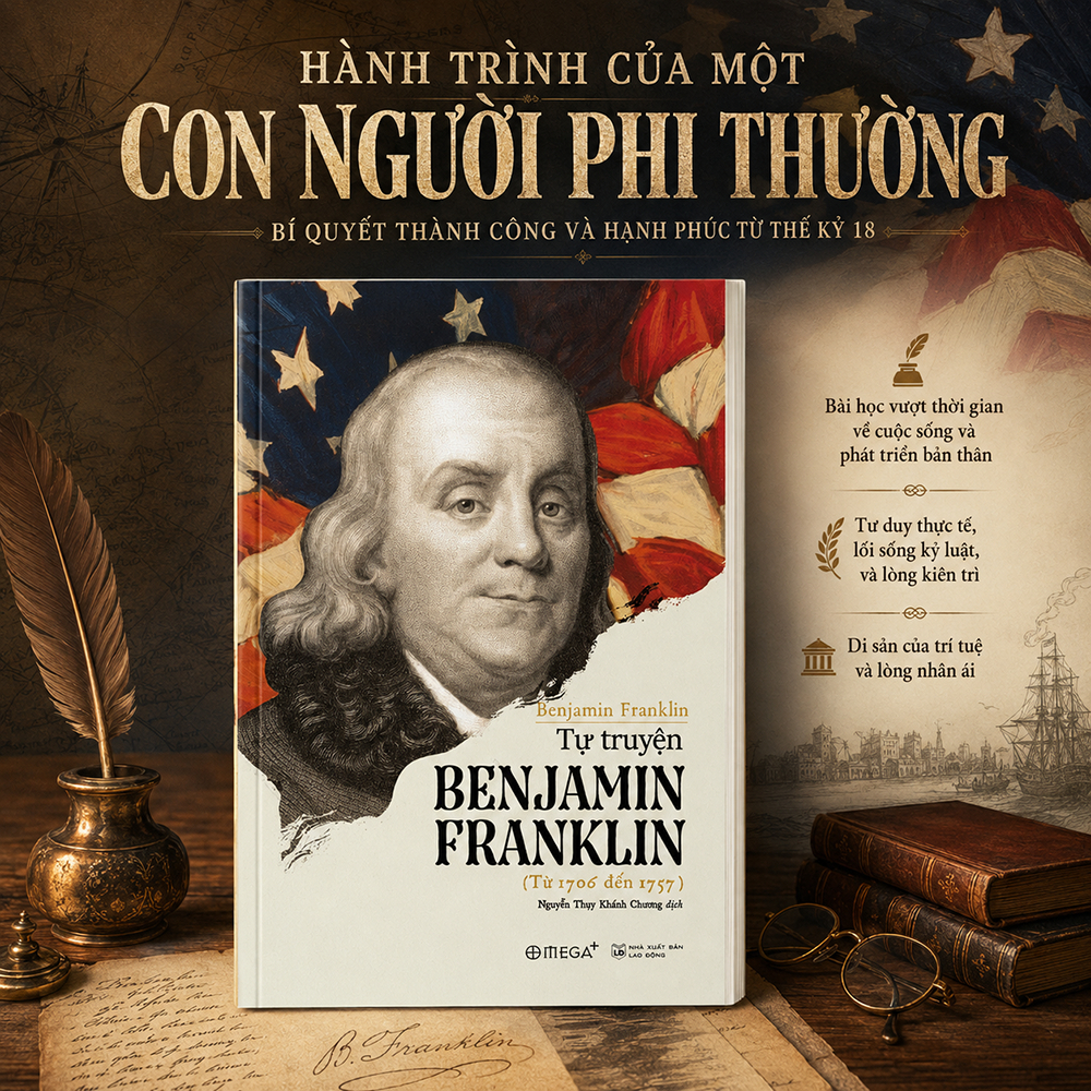 Sách - Tự truyện Benjamin Franklin