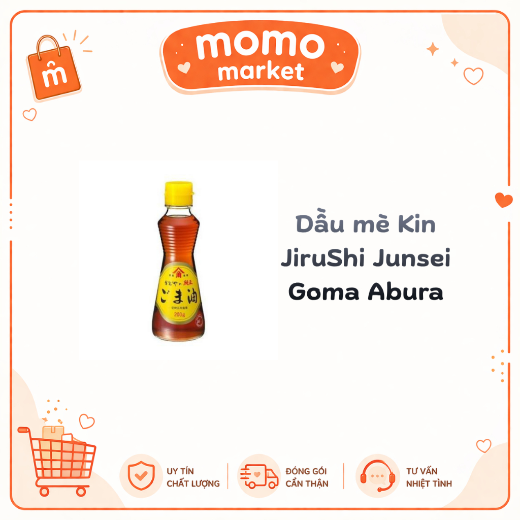 Dầu mè nguyên chất Kin JiruShi Junsei Goma Abura - Dầu mè Nhật Bản thơm đậm vị