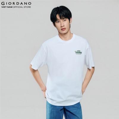 GIORDANO Áo Thun Nam Ngắn Tay In Hình Minions 3 Sorona Jersey Relaxed Tee 01096002-01