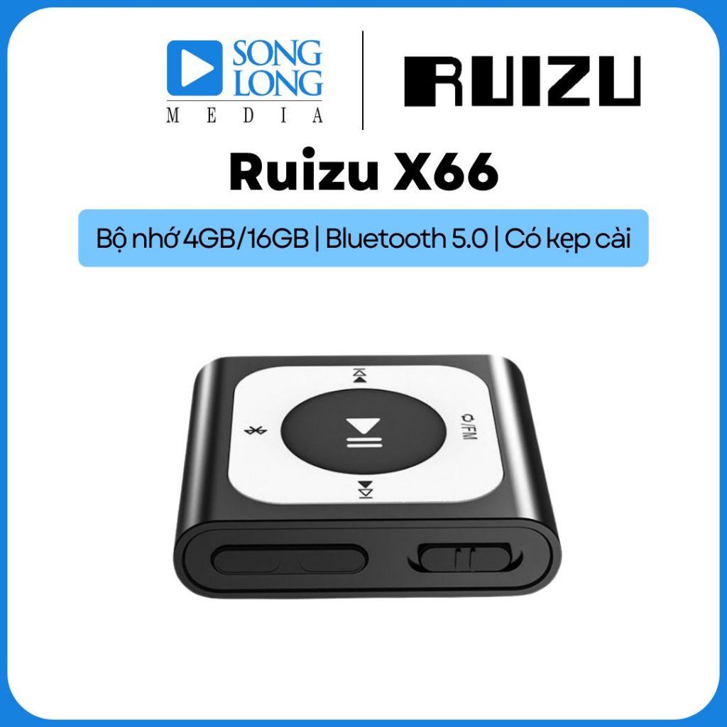 Máy nghe nhạc MP3 MP4 bluetooth RUIZU X66 - Chính hãng phân phối