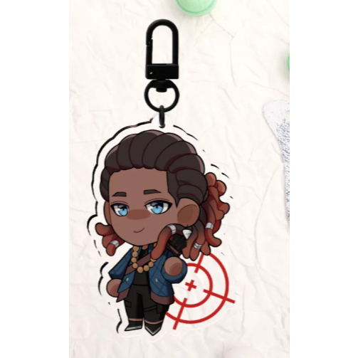 Desmond Hall Project Eden's Garden Clear Acrylic Keychain
