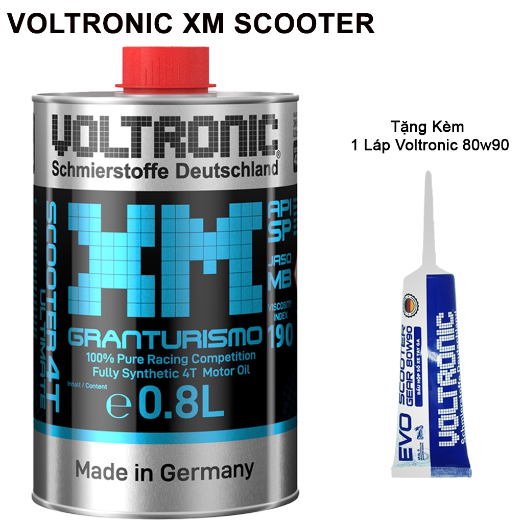 Dầu Nhớt Tay Ga Voltronic XM Scooter Tặng Kèm 1 Láp Voltronic 80w90