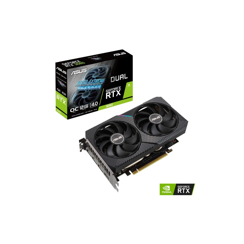 ASUS Dual GeForce RTX™ 3060 OC Edition 12GB GDDR6 V2 New chính hãng 36T