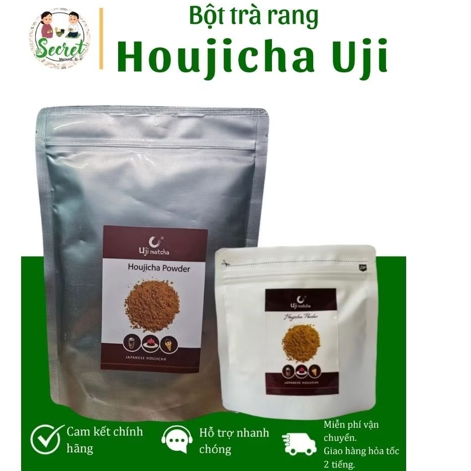 [300GRS - 1KG] Bột trà rang Houjicha Uji - Uji Matcha - SECRET SHOP