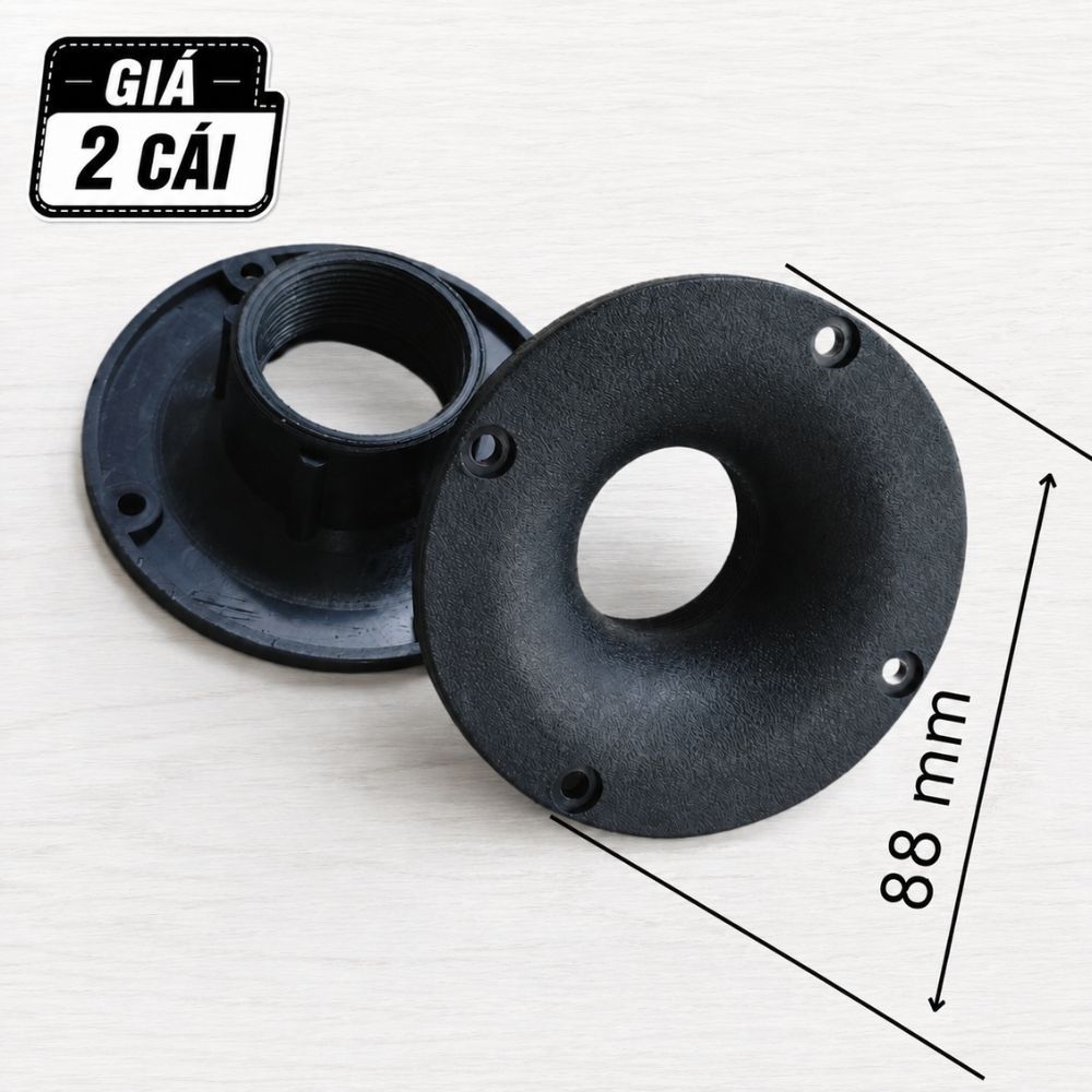 1 cặp (2 cái) Phểu loa treble kèn 250 và 350 kích thước 88mm , giá 2 cái họng kèn loa treble