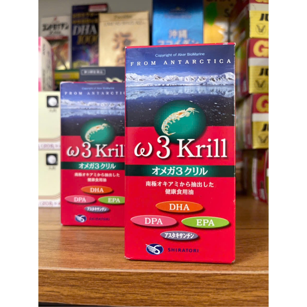 Dầu nhuyễn thể Omega 3 Krill Oil Shiratori 80 viên