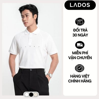 [OUTLET - KHÔNG ĐỔI TRẢ] Áo Thun Polo Ngắn Tay Nam LADOS-9212 Chất vải cá sấu CVC cao cấp, kiểu dáng sang trọng