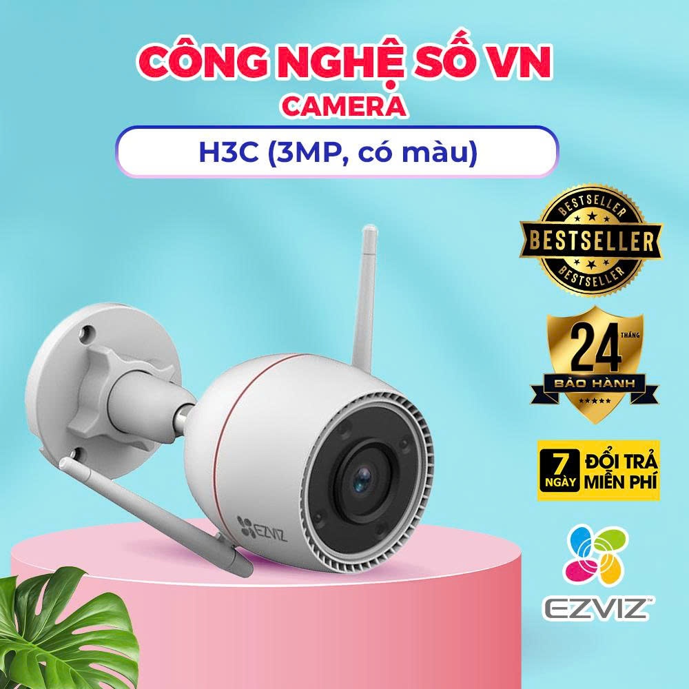 Camera wifi ngoài trời Ezviz H3C 3MP | H3C 4MP | H3C 5MP | Full Chức Năng | Chính Hãng BH 2 Năm