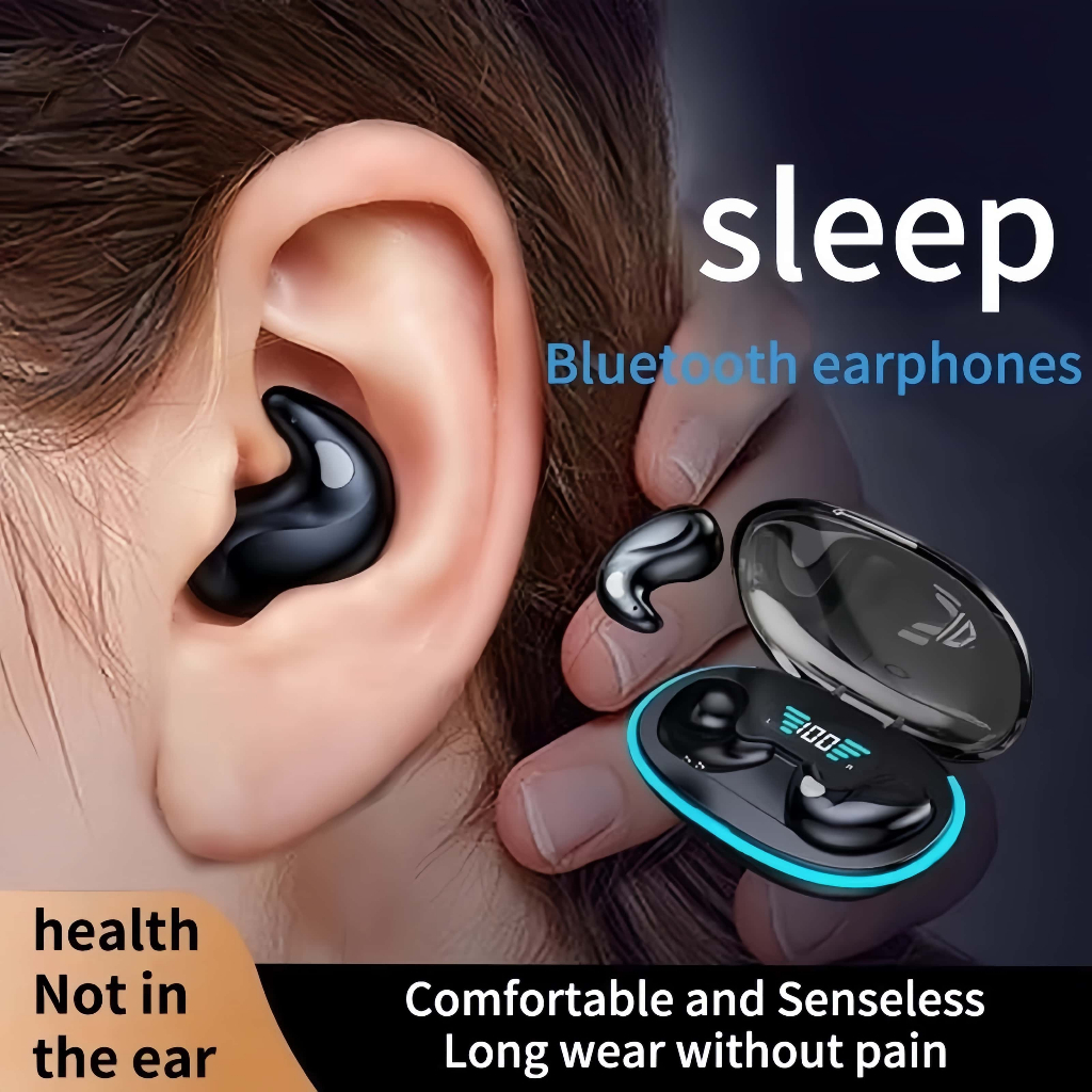 Tai Nghe Ngủ Bluetooth 5.4 Nhét Tai X55 PRO Mẫu Mới Mỏng Nhẹ Nằm Ngủ, Micro Tích Hợp, Hàng Nhập Khẩu