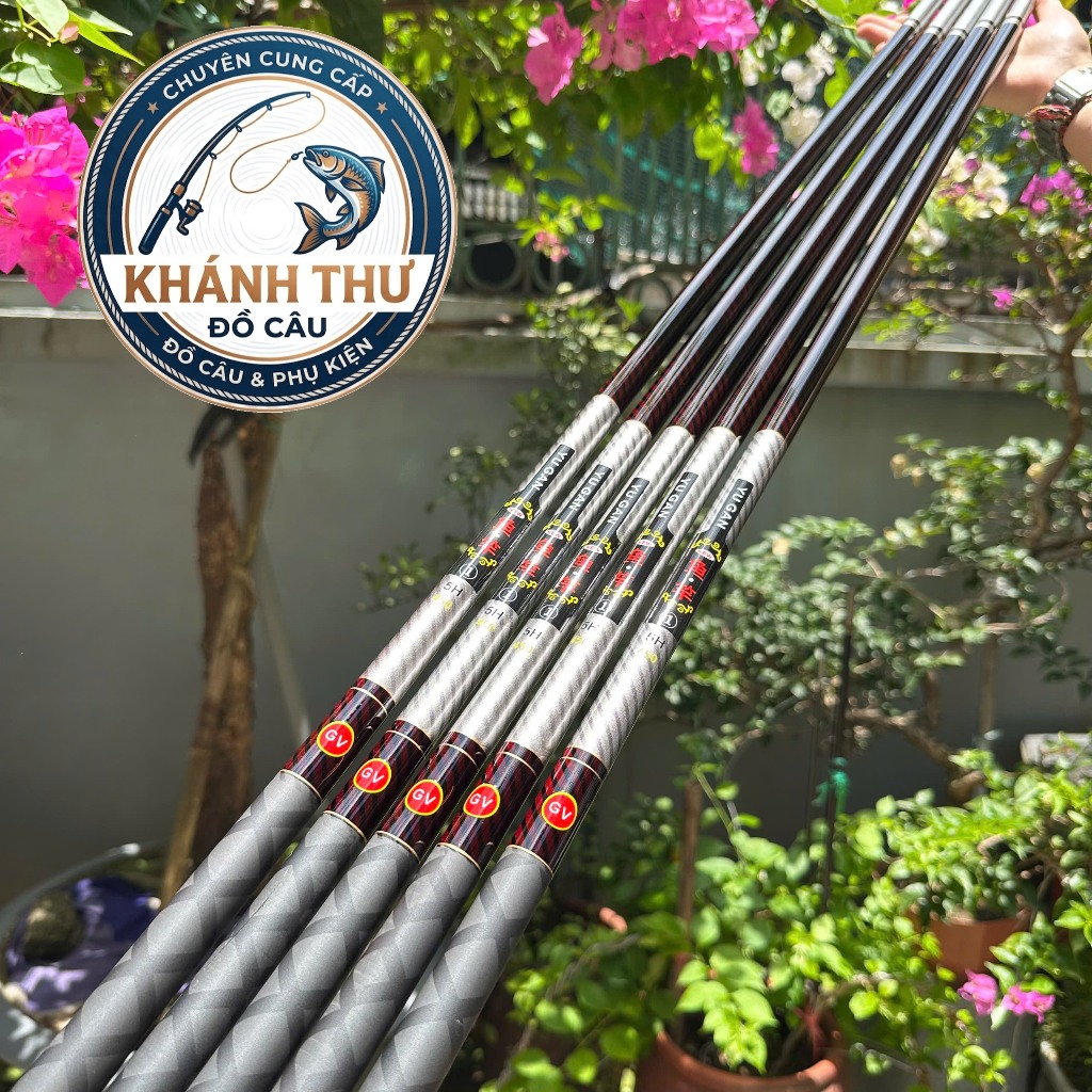 Cần câu tay Yu Gan (Long Hua) 5H F1 tặng kèm bao và ngọn phụ (khác Longhua bản đời đầu)