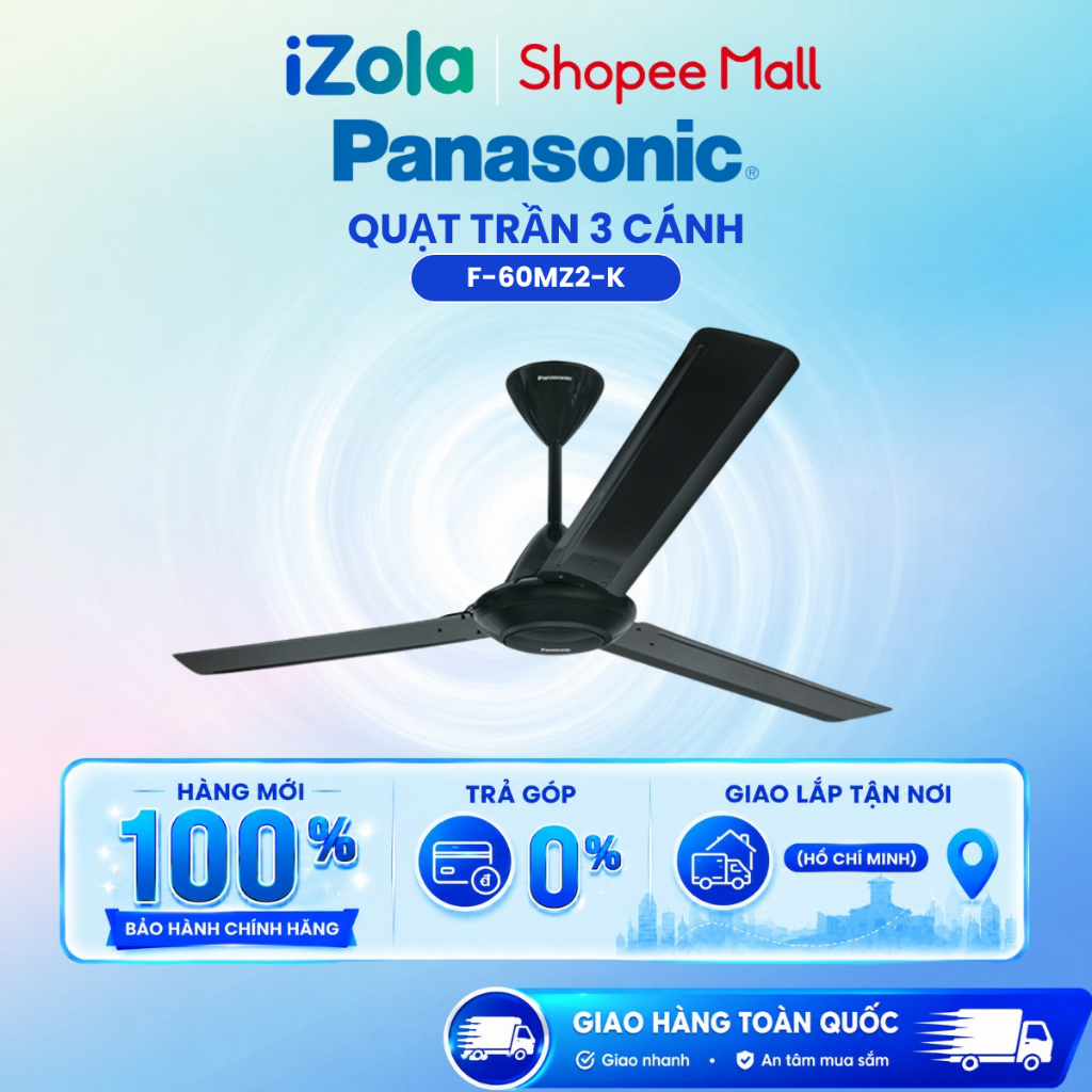F-60MZ2-K - Quạt trần Panasonic 3 cánh F-60MZ2-K 66W - Hàng chính hãng